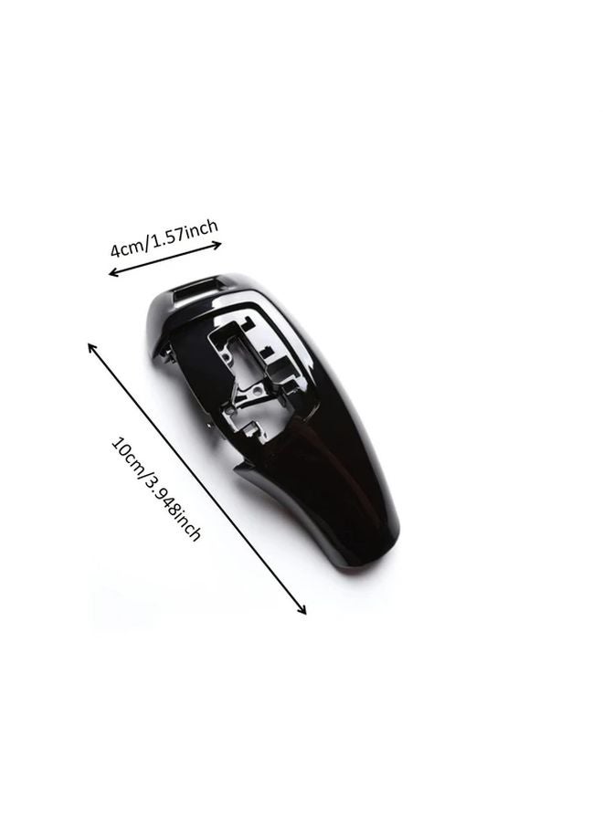 Piano Black ABS Carbon Fiber Gear Knob Cover For BMW F20 F22 F30 F32 F10 F18 F01 F02 X3 X4 F25 F15 F16 - Image 2
